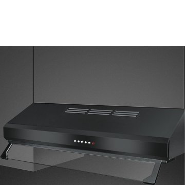 Smeg KSEC61NEE cappa aspirante Incassato Nero 230 m³/h