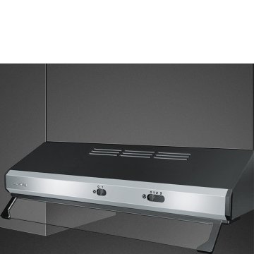 Smeg KT61XE cappa aspirante Incassato Nero, Acciaio inox 235 m³/h
