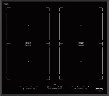 Smeg SEIM562B piano cottura Nero Da incasso Piano cottura a induzione 4 Fornello(i)