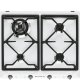Smeg Victoria SR964BGH piano cottura Bianco Da incasso 60 cm Gas 4 Fornello(i) 2