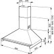 Smeg KD90XE cappa aspirante Cappa aspirante a parete Acciaio inox 788 m³/h 3