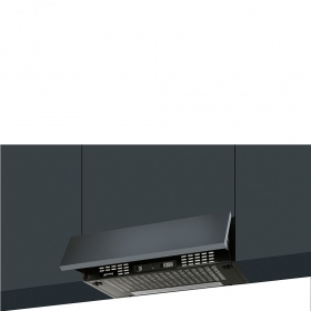 Smeg KE61NEE cappa aspirante Semintegrato (semincassato) Nero 190 m³/h