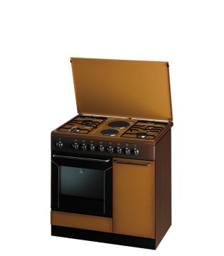Indesit K9B11SB(B)/I cucina Elettrico Gas Marrone
