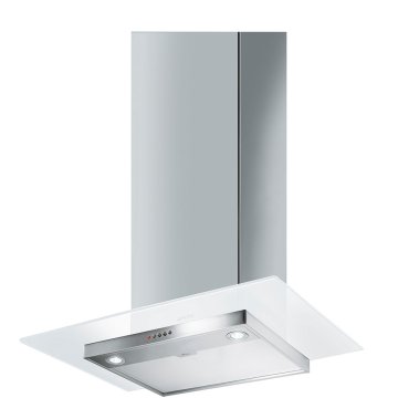 Smeg KFV62DBE cappa aspirante Cappa aspirante a parete Bianco, Acciaio inox 600 m³/h
