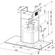 Smeg KFV62DNE cappa aspirante Cappa aspirante a parete Nero, Acciaio inox 600 m³/h 3
