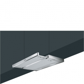 Smeg KSET61E cappa aspirante Semintegrato (semincassato) Argento 330 m³/h