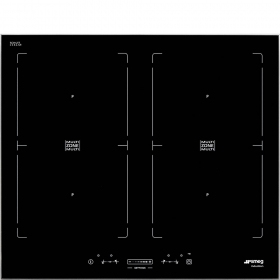 Smeg SIM562FX piano cottura Nero Da incasso Piano cottura a induzione 4 Fornello(i)
