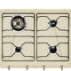 Smeg SRV864PO piano cottura Crema Da incasso Gas 4 Fornello(i) 2