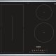Siemens ED645FSB1E piano cottura Nero, Acciaio inox Da incasso Piano cottura a induzione 4 Fornello(i) 2