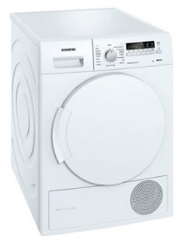 Siemens WT44W218IT asciugatrice Libera installazione Caricamento frontale 8 kg A++ Bianco
