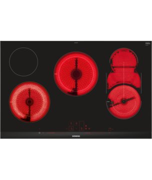 Siemens ET875LMP1D piano cottura Nero Da incasso Ceramica 5 Fornello(i)