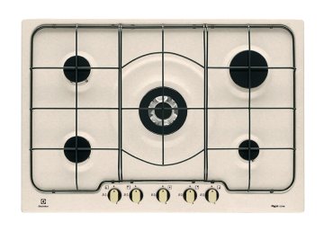 Electrolux RGG 7253 OON piano cottura Sabbia Da incasso 75 cm Gas 5 Fornello(i)