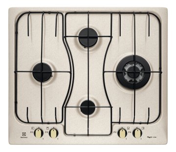 Electrolux RGG 6243 LON Sabbia Da incasso 60 cm Gas 4 Fornello(i)
