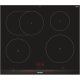 Siemens EH675LFC1E piano cottura Nero, Acciaio inox Da incasso Piano cottura a induzione 4 Fornello(i) 2