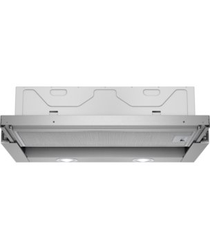 Siemens iQ100 Semintegrato (semincassato) Metallico, Argento 400 m³/h