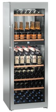 Liebherr WTpes 5972 Vinidor Cantinetta vino con compressore Libera installazione Acciaio inox 155 bottiglia/bottiglie