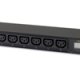 APC Rack PDU, Metered, 1U, 16A, 208/230V, (8) C13 unità di distribuzione dell'energia (PDU) Nero 2