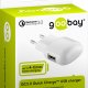 Goobay Quick Charge 3.0 Smartphone Bianco AC Interno 3