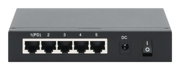 Intellinet PoE-Powered 5x Gigabit Gigabit Ethernet (10/100/1000) Supporto Power over Ethernet (PoE) Nero