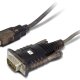 Techly IDATA-USB2-SER-1 cavo seriale Nero 1,5 m USB tipo A DB-9 2
