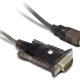 Techly IDATA-USB2-SER-1 cavo seriale Nero 1,5 m USB tipo A DB-9 4