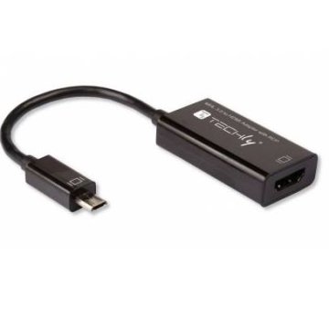 Techly Adattatore MHL3.0 a HDMI con RCP (ICOC MHL-HDMI3)