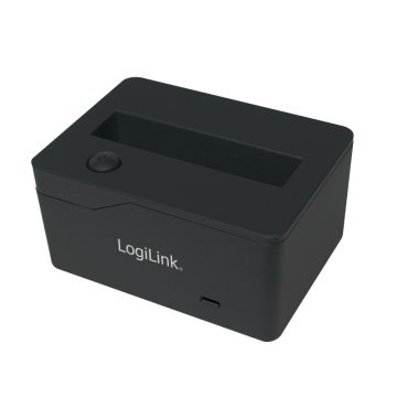 LogiLink QP0025 docking station per unità di archiviazione USB 3.2 Gen 1 (3.1 Gen 1) Type micro-B Nero