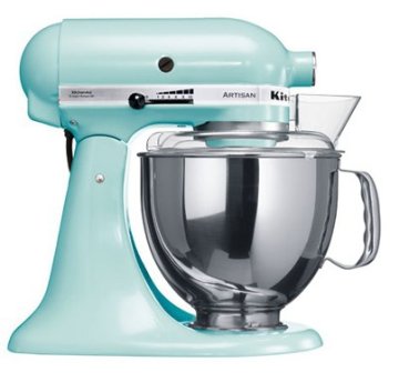 KitchenAid 5KSM150PSEIC sbattitore Sbattitore con base 300 W Blu