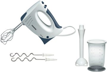 Siemens MQ95540N sbattitore Sbattitore manuale 450 W Trasparente, Bianco