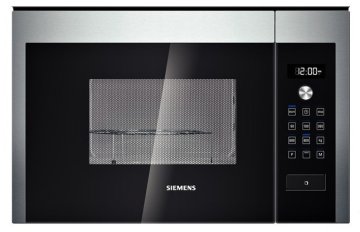 Siemens HF15G564 forno a microonde Da incasso 20 L 800 W Nero, Stainless steel