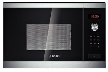 Bosch HMT75M654 forno a microonde Nero, Acciaio inox Da incasso 20 L 800 W