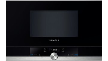 Siemens BF634RGS1 forno a microonde Nero, Argento Da incasso 21 L 900 W