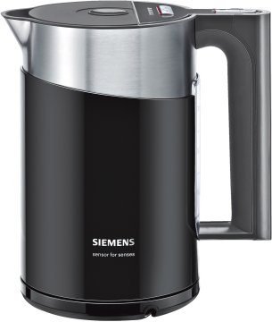 Siemens TW86103P bollitore elettrico 1,5 L 2400 W Nero, Acciaio inox