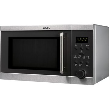 AEG MFD2025S-M forno a microonde Superficie piana 20 L 800 W Nero, Acciaio inossidabile