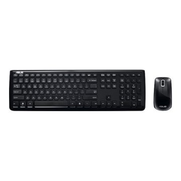 ASUS W3000 tastiera Mouse incluso Casa RF Wireless Nero