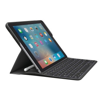 Logitech CREATE Protective Case with Any-Angle Stand 32,8 cm (12.9") Custodia a libro Nero