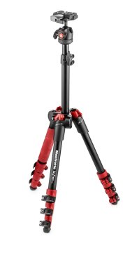 Manfrotto MKBFR1A4R-BH treppiede Fotocamere digitali/film 3 gamba/gambe Rosso