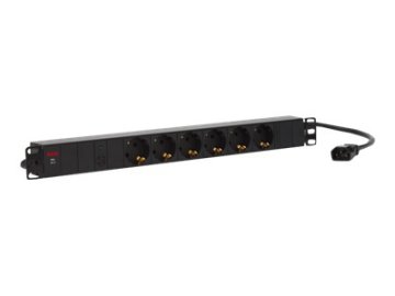 AEG PDU 10-2 Nero 6 presa(e) AC 230 V 1 m