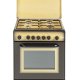 De’Longhi DGK 654 Cucina Gas naturale Gas Marrone, Giallo 2