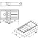 Smeg LZ102B lavello Sintetico 3