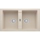 Franke Maris MRG 620 Sahara Lavello montato su piano Rettangolare Fragranito 2