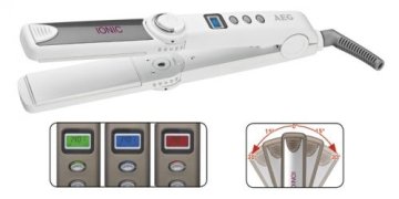 AEG HC 5590 Piastra per capelli Caldo Bianco 50 W