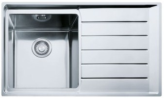 Franke Neptun Plus NPX 611 Lavello montato su piano Rettangolare Acciaio inox