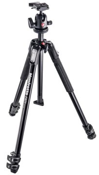 Manfrotto MK190X3-BH treppiede Fotocamere digitali/film 3 gamba/gambe Nero