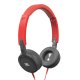JBL T300A Auricolare Cablato A Padiglione Musica e Chiamate Rosso 2