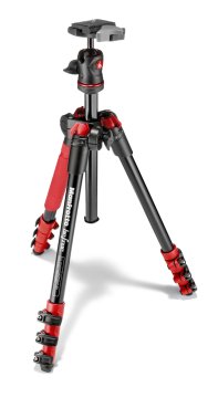 Manfrotto MKBFRA4R-BH treppiede Fotocamere digitali/film 3 gamba/gambe Nero, Rosso