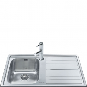 Smeg LEH861D lavello Lavello montato su piano Rettangolare Acciaio inox