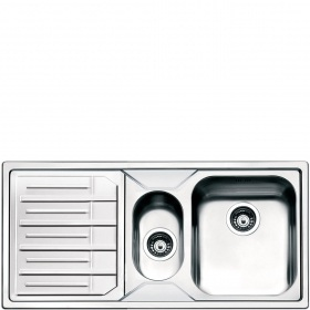 Smeg LPE102S lavello Lavello montato su piano Rettangolare Acciaio inox