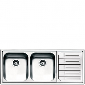 Smeg LPE116D lavello Lavello montato su piano Rettangolare Acciaio inox