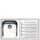 Smeg LPE861D lavello Lavello montato su piano Rettangolare Acciaio inox 2